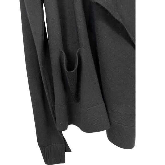 Armani Exchange 100% merino wool soft open cardigan sweater drape - Picture 9 of 12